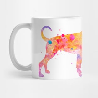 Doberman Dog Watercolor Painting 4 Mug